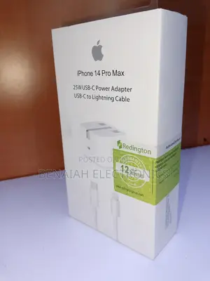 iPhone 14 Pro Max Quality Fast Charging Adapter 25watts With 1 Cable