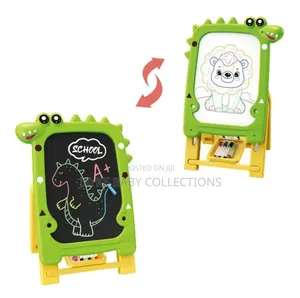  Kids Double-Sided Dinosaur Drawing Board