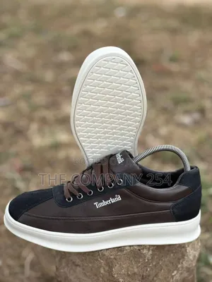 Quality Leather Casual White Rubber Sole Timberpand Shoes