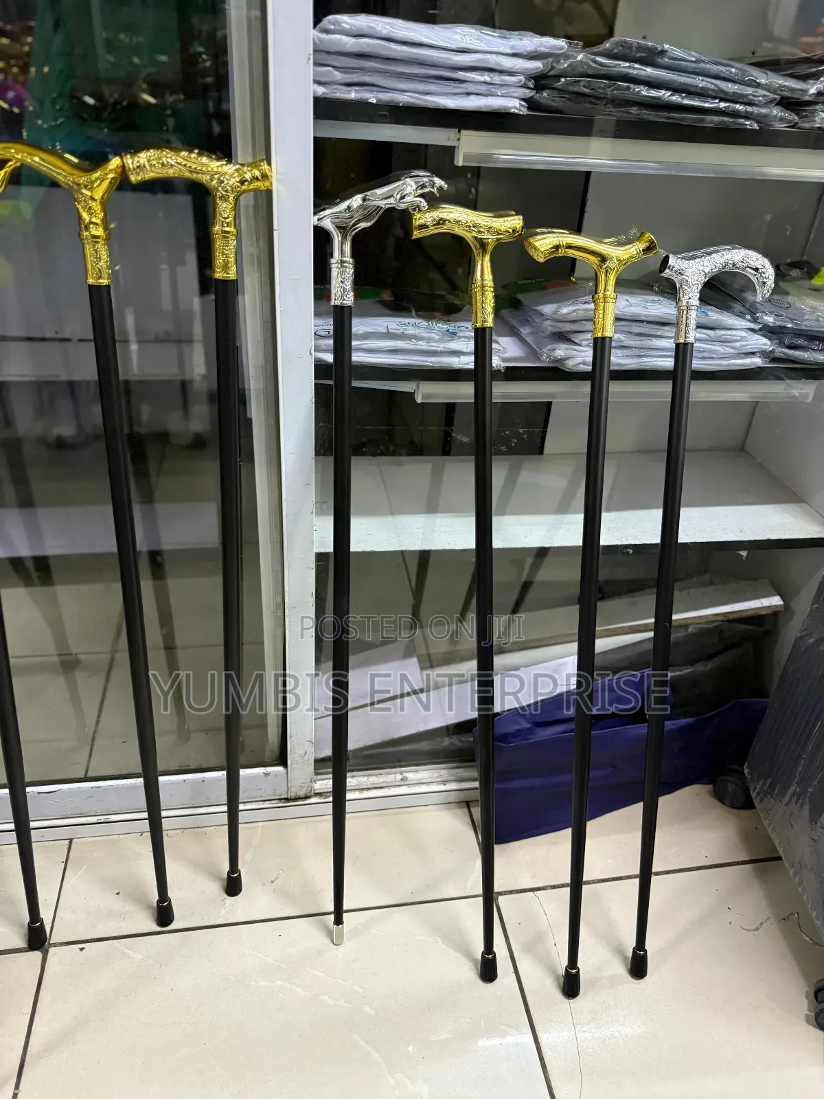 Sword Elegant Walking Stick/Gold/ Silver Handles