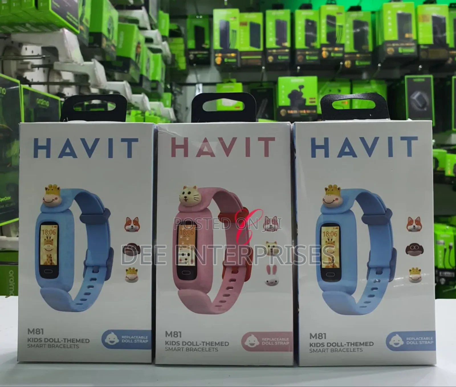 Havit M81 Kids Doll-Themed Smart Bracelets