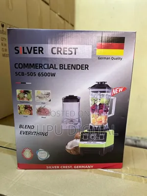6500 Watts Silver Crest Commercial Blender