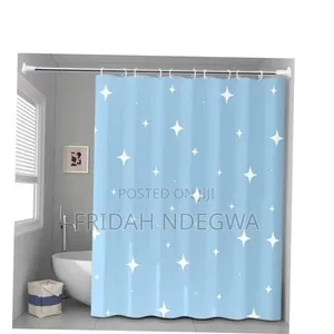 Shower Curtains. 180*200cm Shower Curtains With Hooks