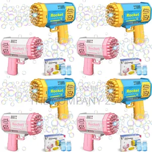 It's Back Dual-Color Battery-Operated Bubble Toy Gun