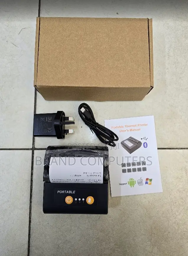 Wireless 80mm Mini Thermal Receipt Printer