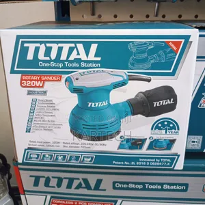 Total 320w 125mm Rotary Sander With 5pcs Sand Paper