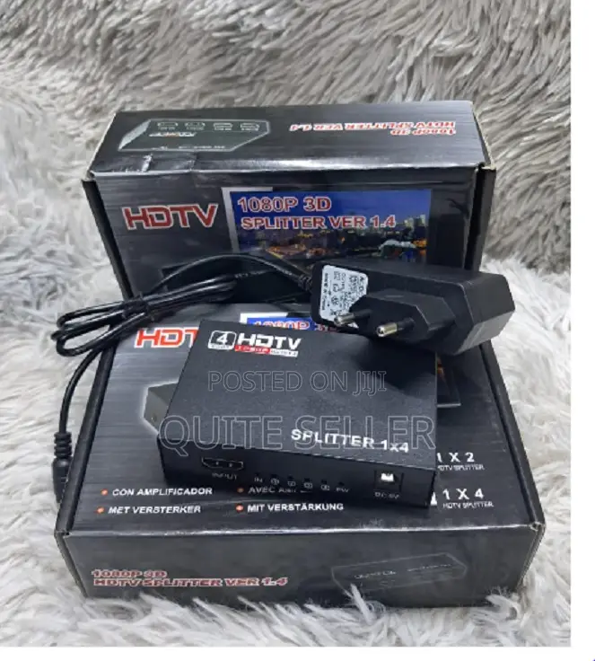 Hdmi Splitter 1.4 1input and 2/4 Output (Splitter) 1 Output (Switch)