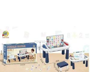 6 in 1 Puzzle Table