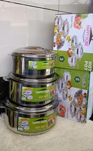 3pcs Extra Large Capacity Hotpot Set