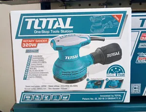 Total 320w 125mm 12000rpm Rotary Sander With 5pcs Sand Papers