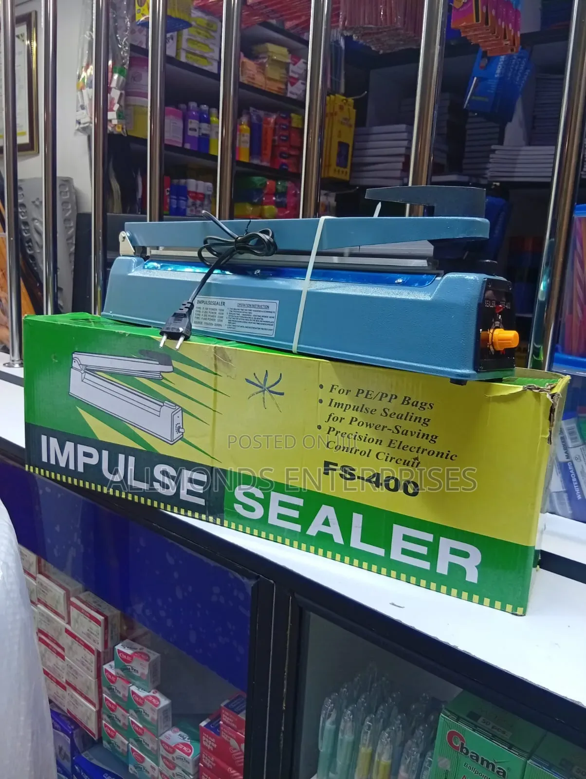 Metal Impulse Sealer 400mm