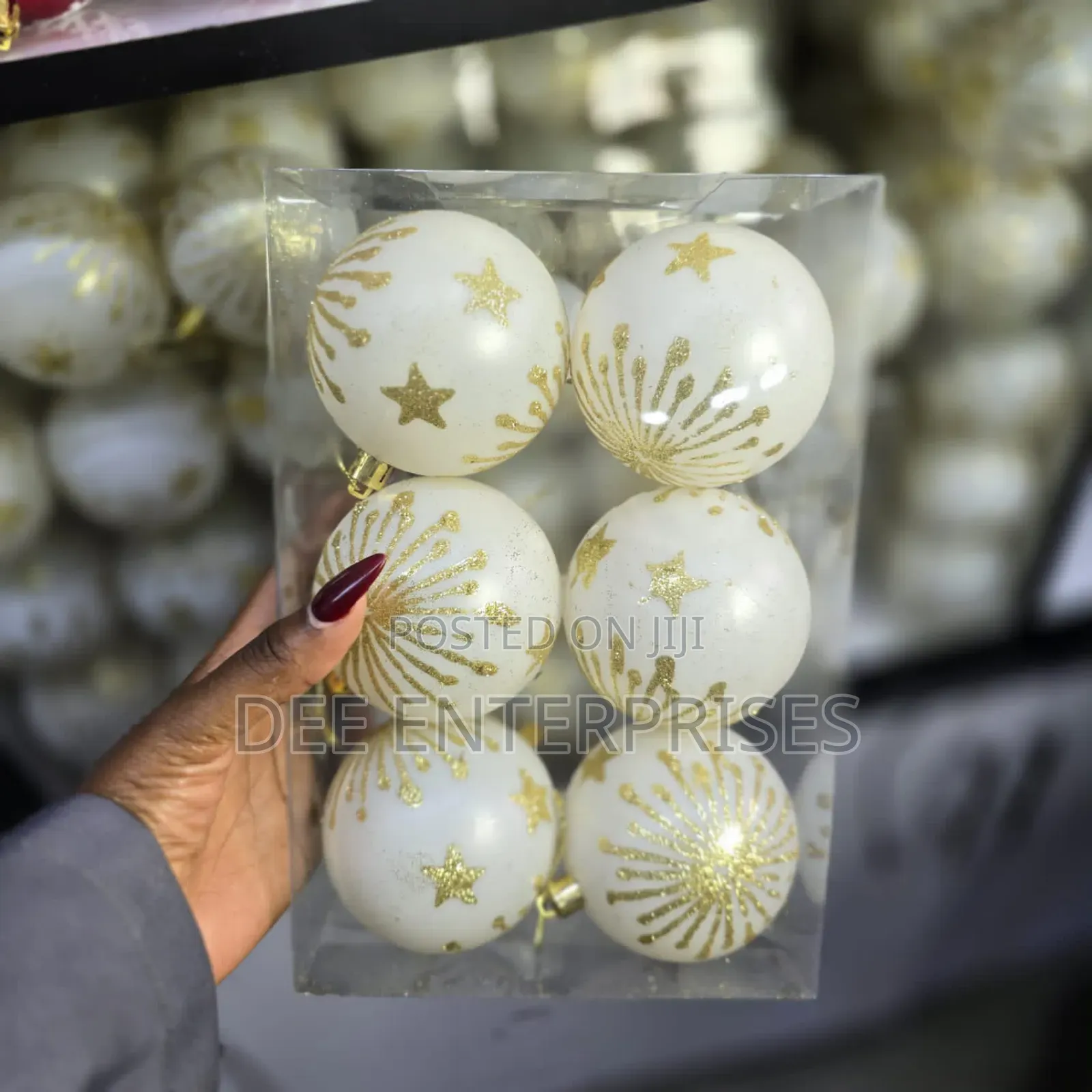 6pc Set Christmas Ball