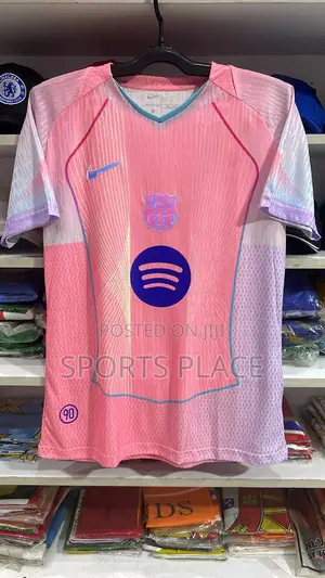 New Barcelona Pink Jersey 2025-26 Player Version