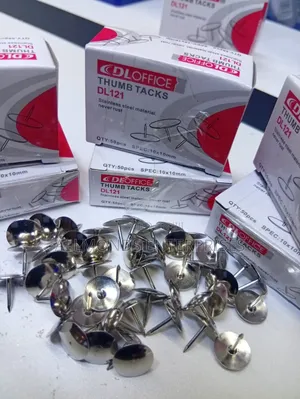 A Packet of 50pcs Metal Thumb Tacks/Push Pin/Map Pin