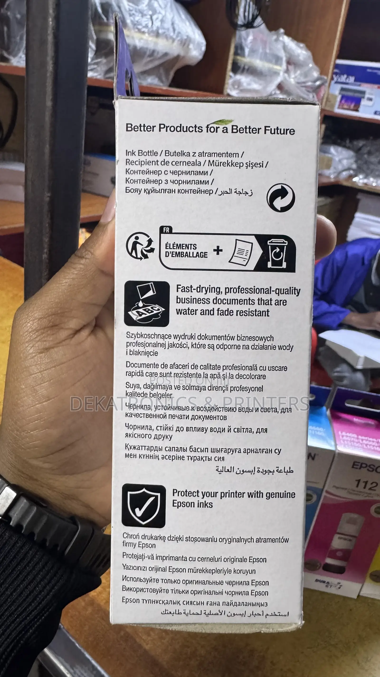 Epson Black 112 Original Boxed Ink