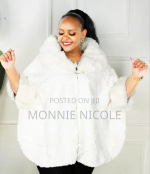 White Quality Poncho