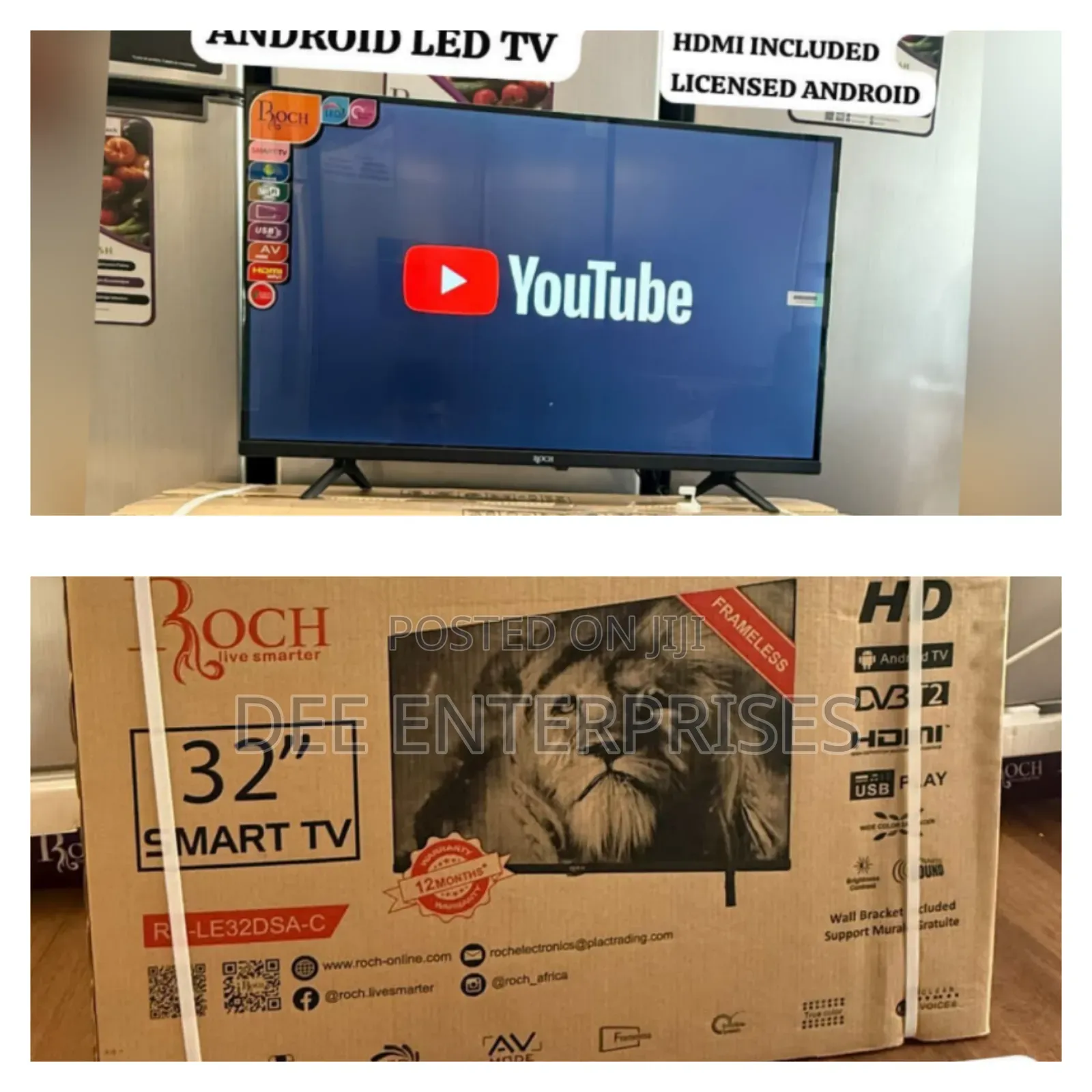 43 Inches Roch Smart Android Led Tv