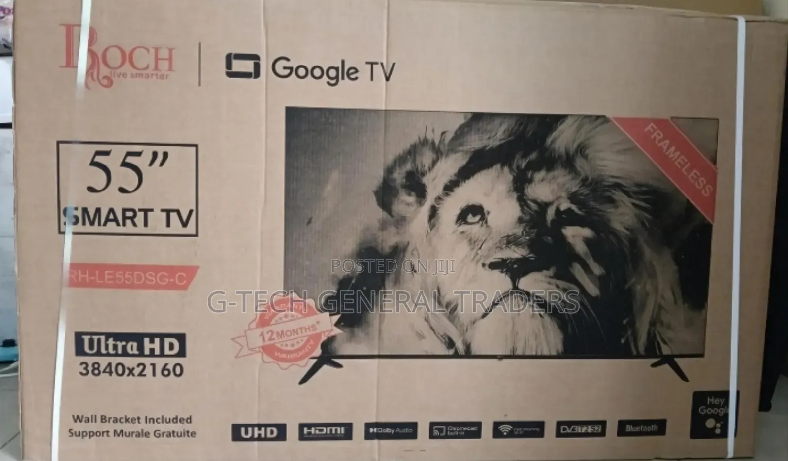 Roch 55inch Smart Android Frameless Led 4k Tv