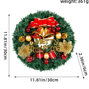 30cm Christmas Wreath With Lights
