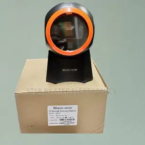 1d 2d Round Desktop Table Mount Barcode Scanner for Supermarket Pos