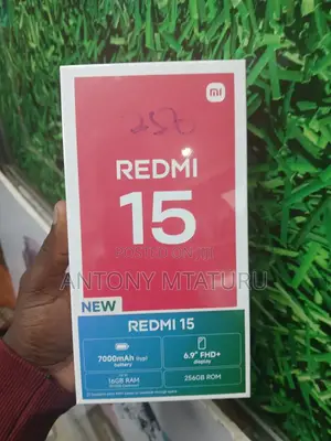New Xiaomi Redmi 15 256 GB Black