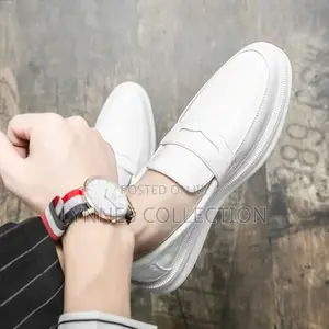 White Wet Look Casual Shoes ,Wet Looks Sizes 38-45