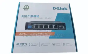 D-Link 6-Port Gigabit Poe Switch - DGS-F1006p