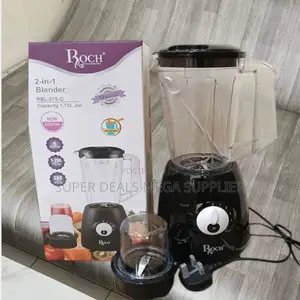 Roch 2 in 1 Blender With Strong Motor for Smooth Blending Results