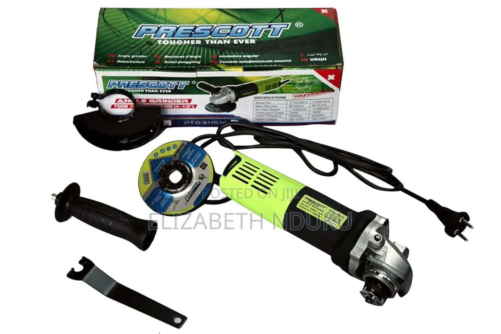 Prescott Angle Grinder