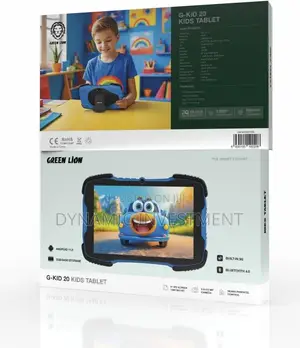 G-Kid 20 Green Lion Kids Tablet 8'' Inches 64gb Storage Android 11.0