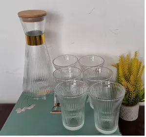 Baochum Clear Glass 7pc Water Set - 200mlx6 Tumblers
