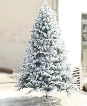 Snow Flocked Christmas Tree