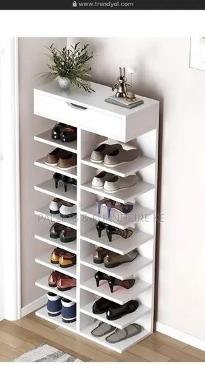 Classic White Shoe Shelf