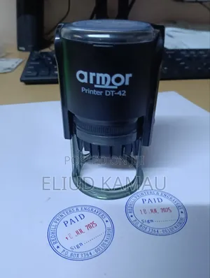Amor Round Stamp