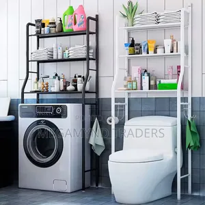 Over the Washing Machine Stand/3 - Tire Laundry Storage Organizer