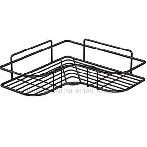 Bathroom Corner Storage Rack – Non-Drill Triangle Shelf Organizer