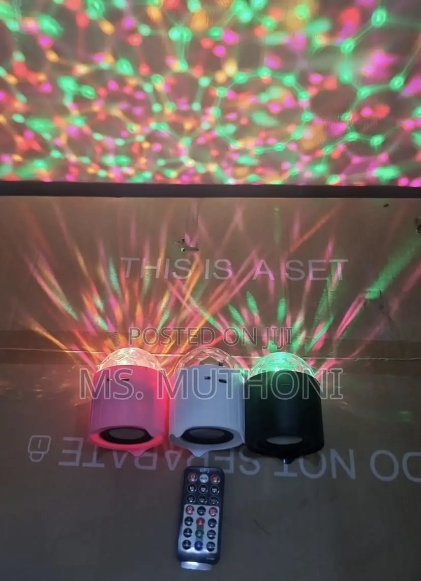 Disco Party Mushroom Magic Lamp With Bluetooth Speaker