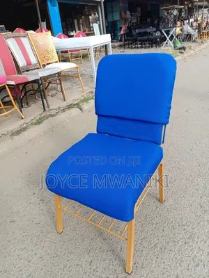 Blue Church Chair
