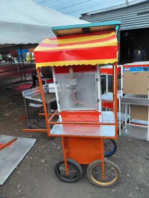 Gas Powered Popcorn Machine.