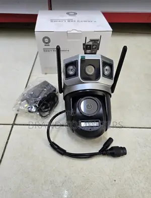 Wireless Wifi Dual Lens Dome PTZ Camera-V380 Pro Full Color