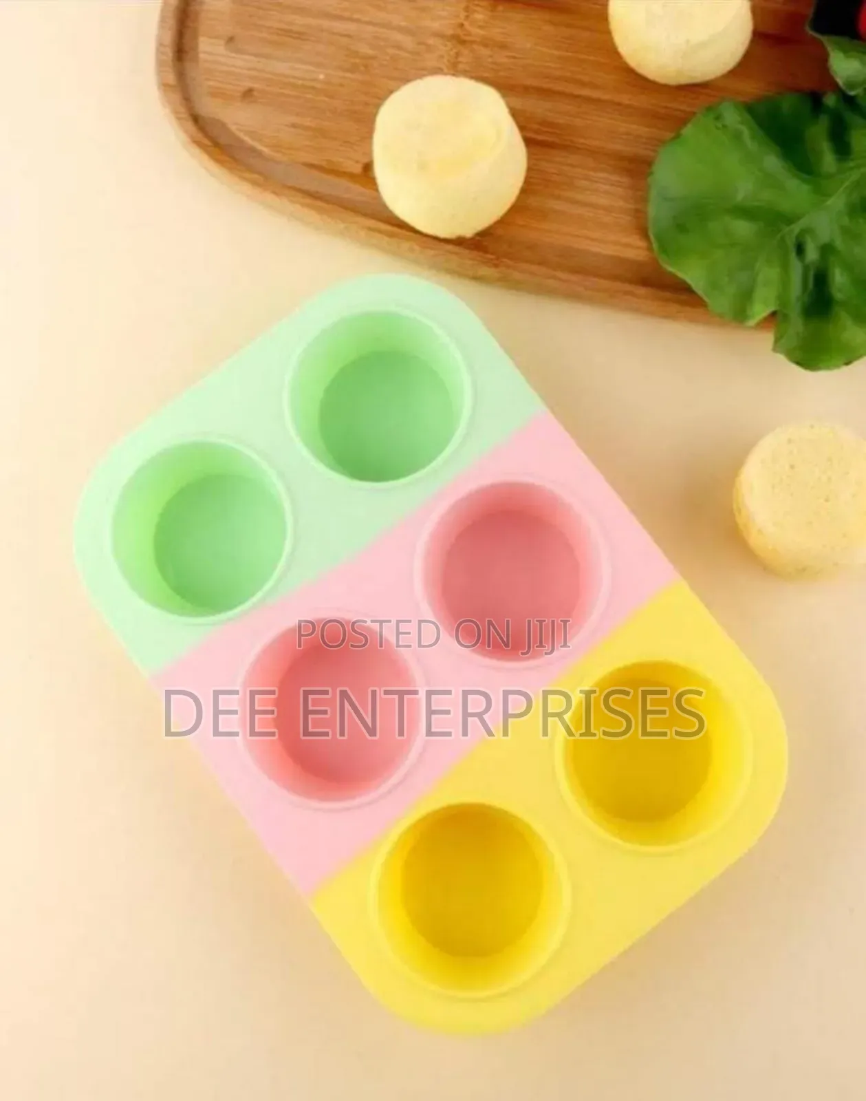 6 Holes Cupcake Tray