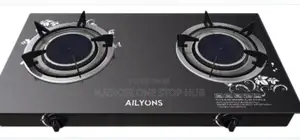 Ailyons 2 Burner Glass Top Gas Cooker