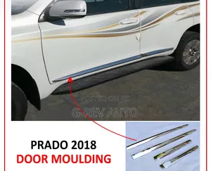 Prado J150 2010-2018 Door Chrome Mouldings.
