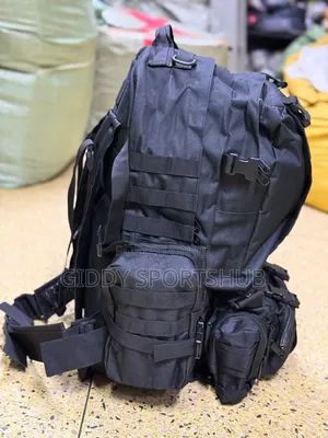 Tactical, Camping and Hiking Backpacks Camouflage Black