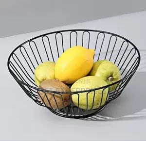 Round Metal Fruit Basket