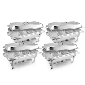 Stainless Steel Chafing Dish Buffet Set With Food Warmers