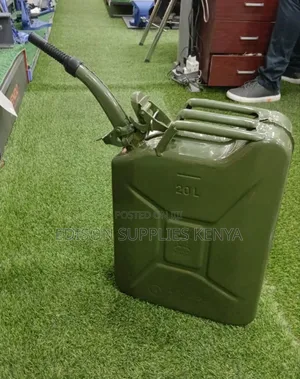 Fuel Tank 20 Litres Jerrycan With Spout 2-in-1 Petrol Storage Pourer