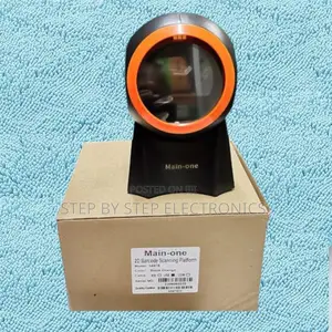 Fast Scanning 1d/2d Omnidirectional Round Table Mount Barcode Scanner