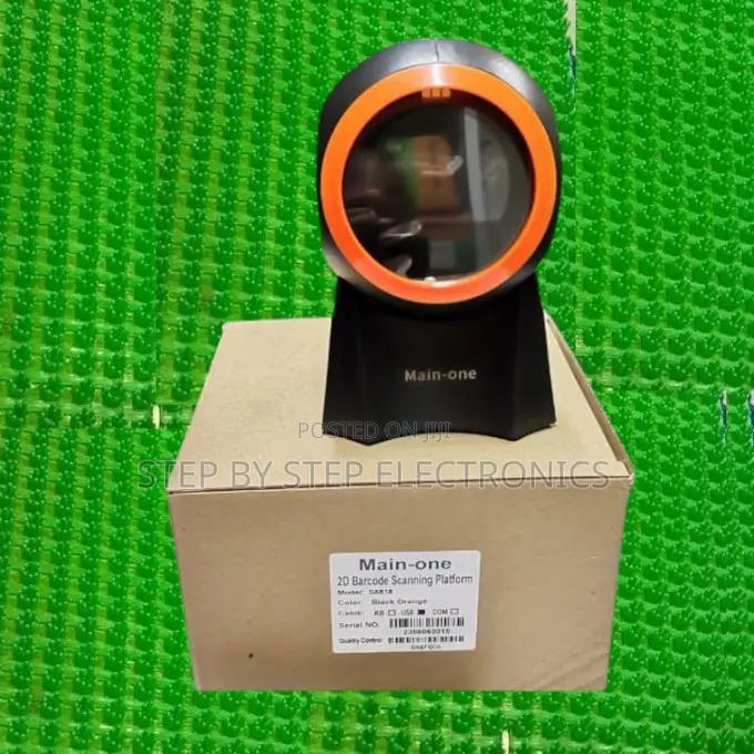 Pos 1d/2d Round Table Mount Barcode Scanner High Speed Reader