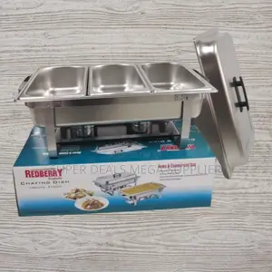 Stainless Steel Chafing Dish Set for Buffet and Catering Use